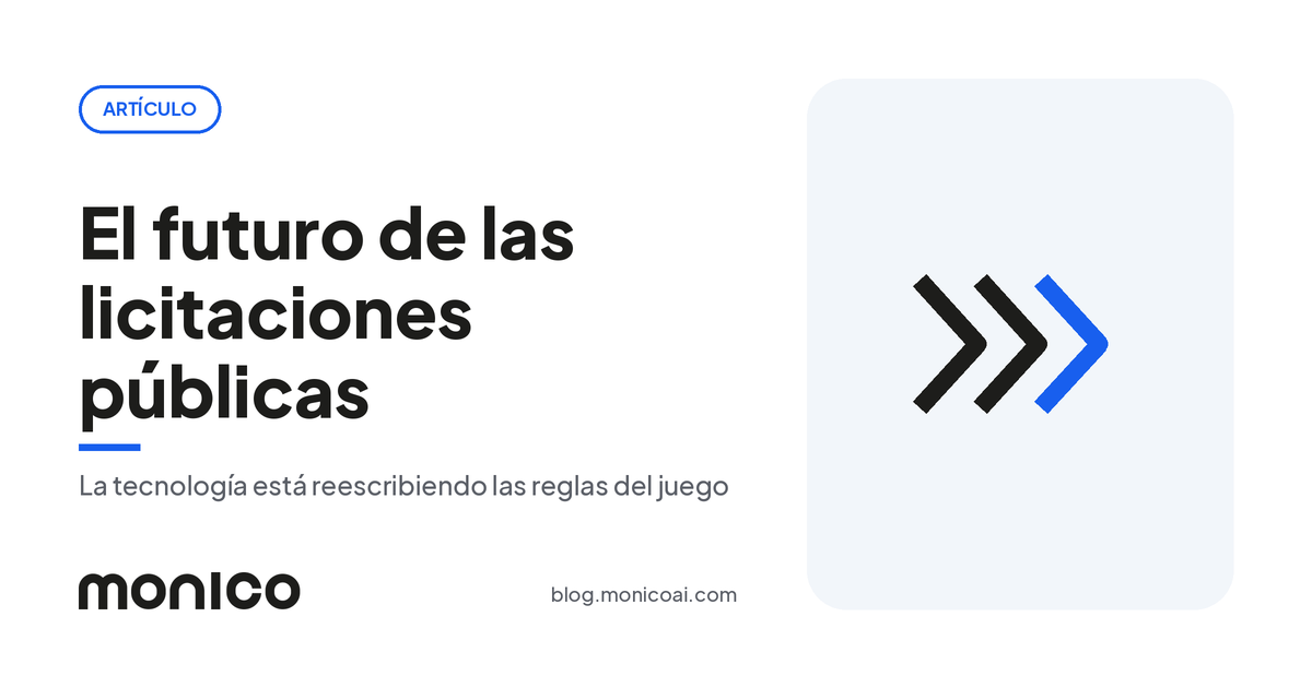El Futuro de las Licitaciones Públicas: Cómo la Tecnología Está Reescribiendo las Reglas del Juego